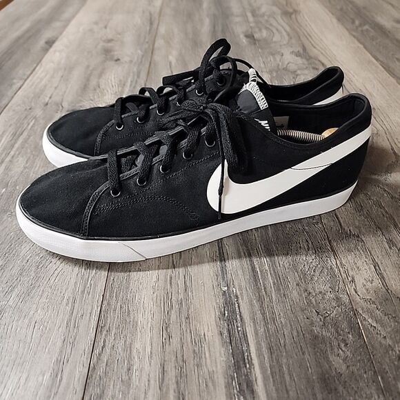 Nike Court Legacy Men’s Shoes Size 13 Black White #631691-111 - Picture 4 of 8